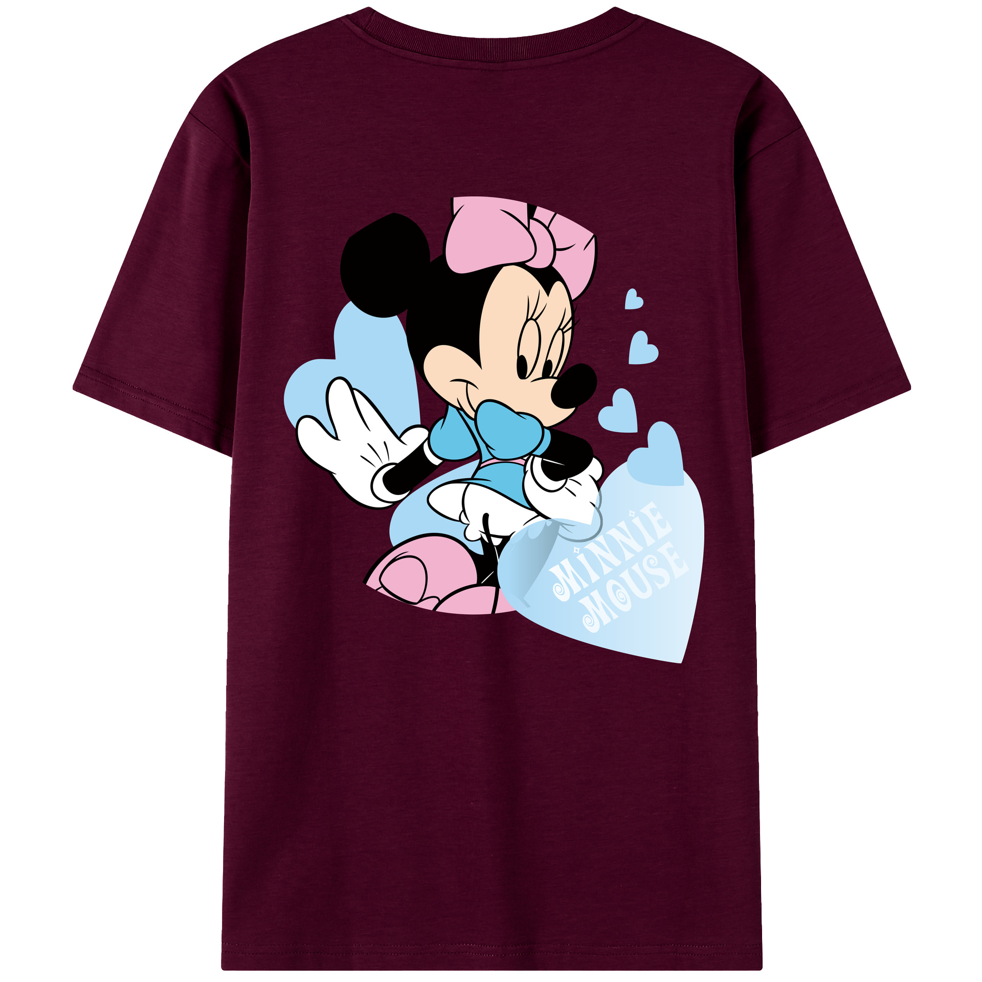 （画像用） ミッキーマウス Mickey Mouse レディース半袖Tシャツ(バックプリント)
